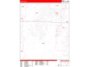 Goodyear <br /> Wall Map <br /> Zip Code <br /> Red Line Style 2025 Map
