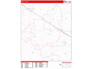 Buena Park <br /> Wall Map <br /> Zip Code <br /> Red Line Style 2025 Map