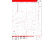 Gardena <br /> Wall Map <br /> Zip Code <br /> Red Line Style 2025 Map