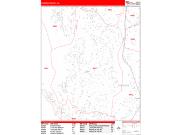 Laguna Niguel <br /> Wall Map <br /> Zip Code <br /> Red Line Style 2025 Map