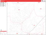 Rocklin <br /> Wall Map <br /> Zip Code <br /> Red Line Style 2025 Map