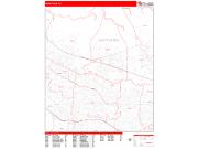 Sunnyvale <br /> Wall Map <br /> Zip Code <br /> Red Line Style 2025 Map