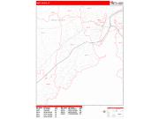 West Haven <br /> Wall Map <br /> Zip Code <br /> Red Line Style 2025 Map