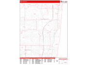 Boca Raton <br /> Wall Map <br /> Zip Code <br /> Red Line Style 2025 Map