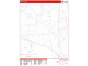 Des Plaines <br /> Wall Map <br /> Zip Code <br /> Red Line Style 2025 Map