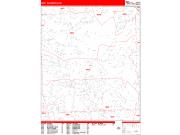 West Bloomfield <br /> Wall Map <br /> Zip Code <br /> Red Line Style 2025 Map