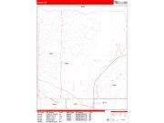 Blaine <br /> Wall Map <br /> Zip Code <br /> Red Line Style 2025 Map