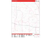 Brooklyn Park <br /> Wall Map <br /> Zip Code <br /> Red Line Style 2025 Map