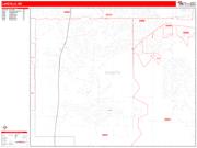 Lakeville <br /> Wall Map <br /> Zip Code <br /> Red Line Style 2025 Map