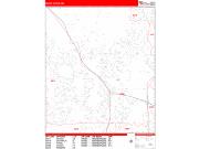 Maple Grove <br /> Wall Map <br /> Zip Code <br /> Red Line Style 2025 Map