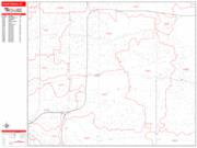 Cheektowaga <br /> Wall Map <br /> Zip Code <br /> Red Line Style 2025 Map