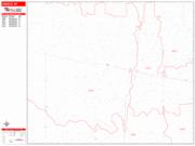 Greece <br /> Wall Map <br /> Zip Code <br /> Red Line Style 2025 Map