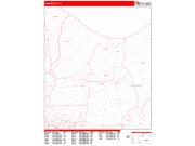 Irondequoit <br /> Wall Map <br /> Zip Code <br /> Red Line Style 2025 Map