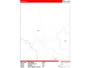 Montpelier <br /> Wall Map <br /> Zip Code <br /> Red Line Style 2025 Map