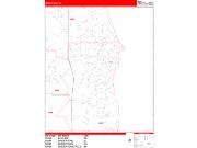 Sheboygan <br /> Wall Map <br /> Zip Code <br /> Red Line Style 2025 Map