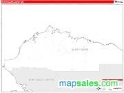North Slope County, AK <br /> Wall Map <br /> Zip Code <br /> Red Line Style 2025 Map