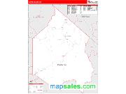 Alpine County, CA <br /> Wall Map <br /> Zip Code <br /> Red Line Style 2025 Map