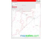Otero County, CO <br /> Wall Map <br /> Zip Code <br /> Red Line Style 2025 Map