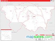 Pitkin County, CO <br /> Wall Map <br /> Zip Code <br /> Red Line Style 2025 Map