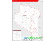 Appling County, GA <br /> Wall Map <br /> Zip Code <br /> Red Line Style 2025 Map