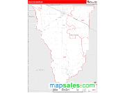 Seminole County, GA <br /> Wall Map <br /> Zip Code <br /> Red Line Style 2025 Map