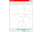 Decatur County, KS <br /> Wall Map <br /> Zip Code <br /> Red Line Style 2025 Map