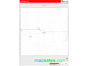 Grant County, KS <br /> Wall Map <br /> Zip Code <br /> Red Line Style 2025 Map