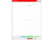 Greeley County, KS <br /> Wall Map <br /> Zip Code <br /> Red Line Style 2025 Map