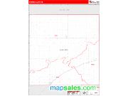 Morton County, KS <br /> Wall Map <br /> Zip Code <br /> Red Line Style 2025 Map