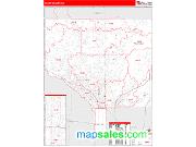 Anoka County, MN <br /> Wall Map <br /> Zip Code <br /> Red Line Style 2025 Map
