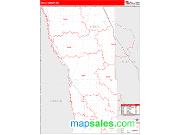 Wilkin County, MN <br /> Wall Map <br /> Zip Code <br /> Red Line Style 2025 Map