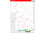 Smith County, MS <br /> Wall Map <br /> Zip Code <br /> Red Line Style 2025 Map