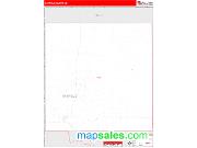 Garfield County, NE <br /> Wall Map <br /> Zip Code <br /> Red Line Style 2025 Map
