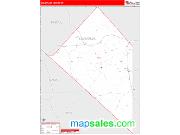 Esmeralda County, NV <br /> Wall Map <br /> Zip Code <br /> Red Line Style 2025 Map