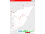 Storey County, NV <br /> Wall Map <br /> Zip Code <br /> Red Line Style 2025 Map