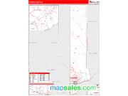 Washoe County, NV <br /> Wall Map <br /> Zip Code <br /> Red Line Style 2025 Map