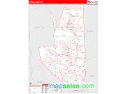 Carroll County, NH <br /> Wall Map <br /> Zip Code <br /> Red Line Style 2025 Map
