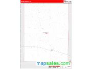 Reagan County, TX <br /> Wall Map <br /> Zip Code <br /> Red Line Style 2025 Map