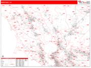North Bay <br /> Wall Map <br /> Red Line Style 2025 Map