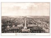 1862 Baltimore <br />Antique <br /> Wall Map Map