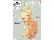 Liechtenstein <br /> Physical <br /> Wall Map Map