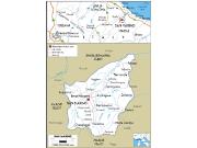 San Marino Road <br /> Wall Map Map