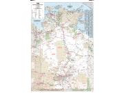 Northern Territory <br /> Wall Map Map