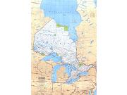 Canada 1978 <br /> Wall Map Part B Map