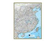 China Coast <br /> Wall Map Map