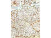 Germany 1959 <br /> Wall Map Map