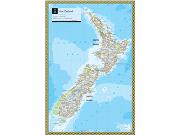 New Zealand <br /> Wall Map Map