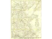 Northeastern China 1900 <br /> Wall Map Map