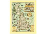 Shakespeare's Britain <br /> Wall Map Map