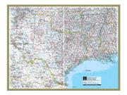 South Central US <br /> Wall Map Map